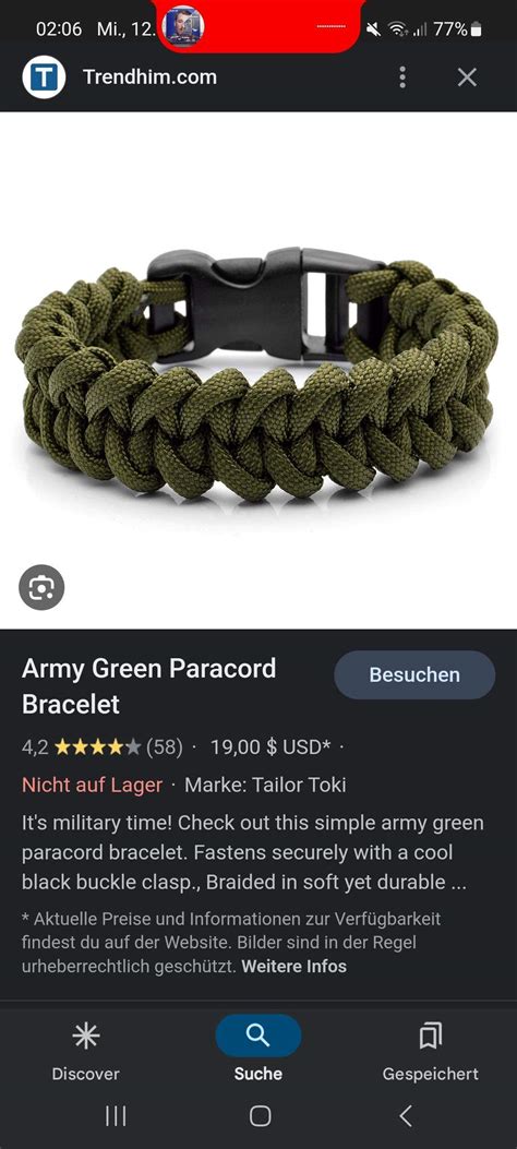 Militär Armbänder + Army Halsketten kaufen .